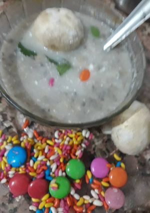 A picture of Milky Mushroom Soup.