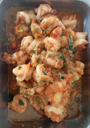 Foto resep Udang Mentega Pedas