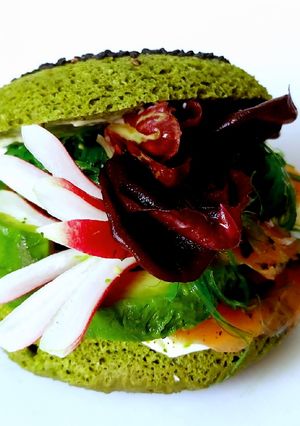 Une photo de Green burger healthy