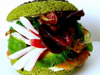 Green burger healthy