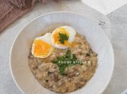 Gambar bubur oat daging