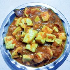 Kadai paneer A picture of Kadai paneer.