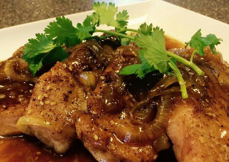 Simple Way to Make Quick Asian Inspired Pork Chops