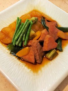 Hình của món Cá Ngừ Kho Củ Cải.