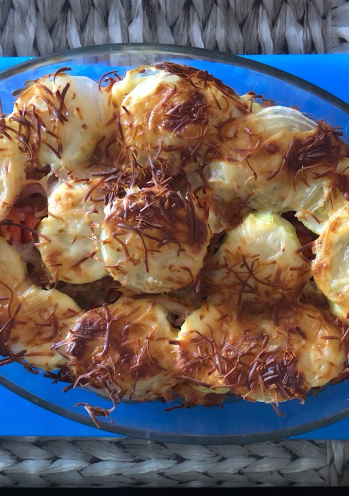 Una foto de Verduras gratinadas al horno