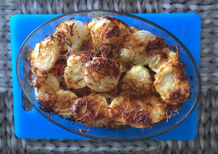 Verduras gratinadas al horno