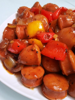 Foto resep Sosis saus Lada Hitam
