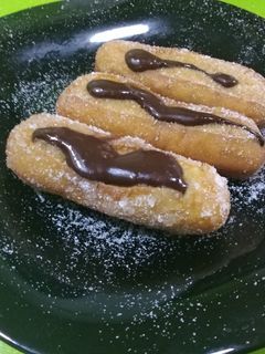 صورة لوصفة بينيي بالمربى(معجون)والشوكولا🍫على طريقة المشرفة شهد رحمة 🇩🇿