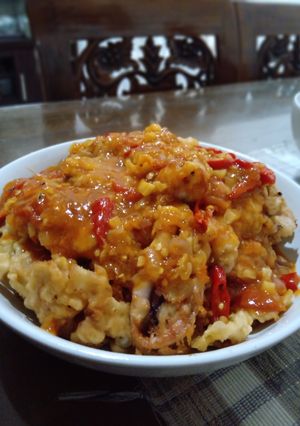 Foto resep Cumi Jamur Asam Manis