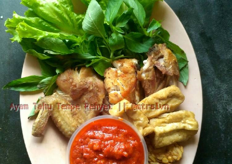 Cara Gampang Membuat Ayam Tahu Tempe Penyet Anti Gagal