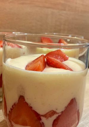 Une photo de Tiramisu aux fraises