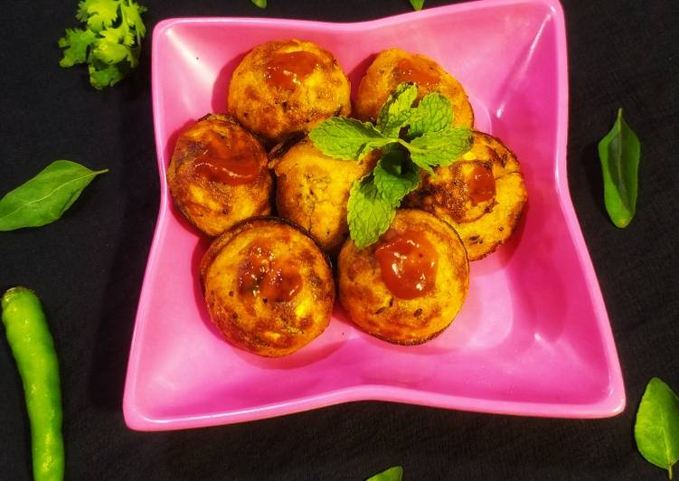 Handvo Pops # Handvo in Appe pan