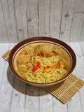 Mie instan jamur salju