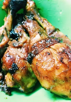 Hình của món Gà khìa ngũ vị hương.