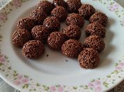 Una foto de brigadeiro sin manteca