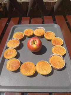 Mindenmentes almás-banános muffin recept fotója