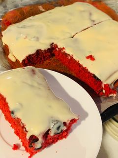 Una foto de Torta de remolacha (Falsa Red Velvet)