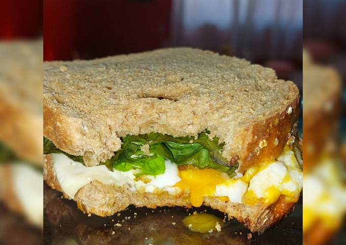 Sándwich para desayuno o merienda saludable? Receta de SaludableYRico-  Cookpad