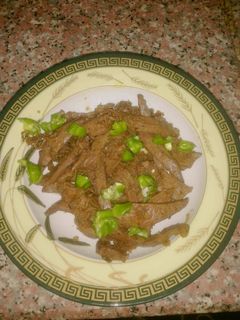 صورة لوصفة كبده ضاني 😘🍴