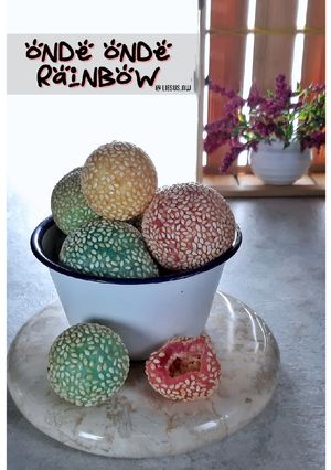 Foto resep Onde onde rainbow