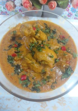 A picture of Mustard chicken.