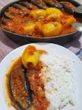 Sheikh El Mahshi (Stuffed Eggplant and Potatoes)
