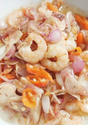 Foto resep Udang sambal bawang terasi