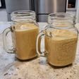 Batido de mango, plátano, galletas, nueces y canela