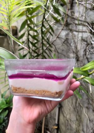Foto resep Blueberry Cheesecake Dessert Box
