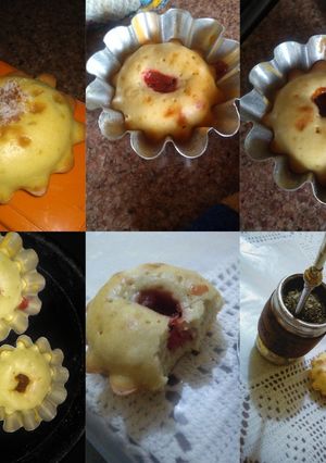 Una foto de Cupcakes de membrillo y dulce de leche fáciles y económicos