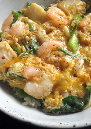 A picture of Seafood & Egg Rice Bowl.