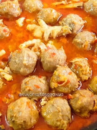 Cara Mudah Membuat Resep Pentol bakso mercon yang Uenak Anti Ribet, Lezat