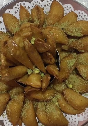 صورة لوصفة قطايف التوست السريعه