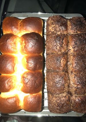 Foto resep Roti sobek coklat dan ori