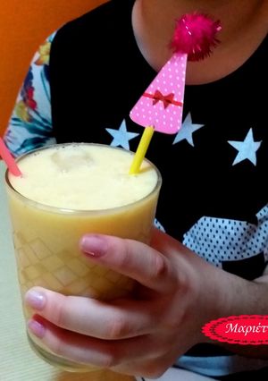 Φωτογραφία της συνταγής 👑 Smoothie μάνγκο - μπανάνα