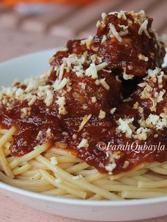 Foto resep Spaghetti Meatballs (Bola Daging)