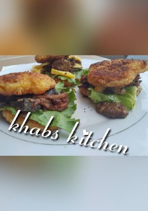 A picture of Plantain burger /sandwich 2.