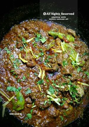 A picture of Koyla karhai by Saima Sameer Ali #karhai.