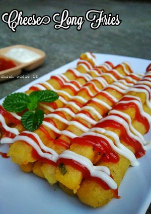 Foto resep Cheese Long Fries (Kentang Keju)