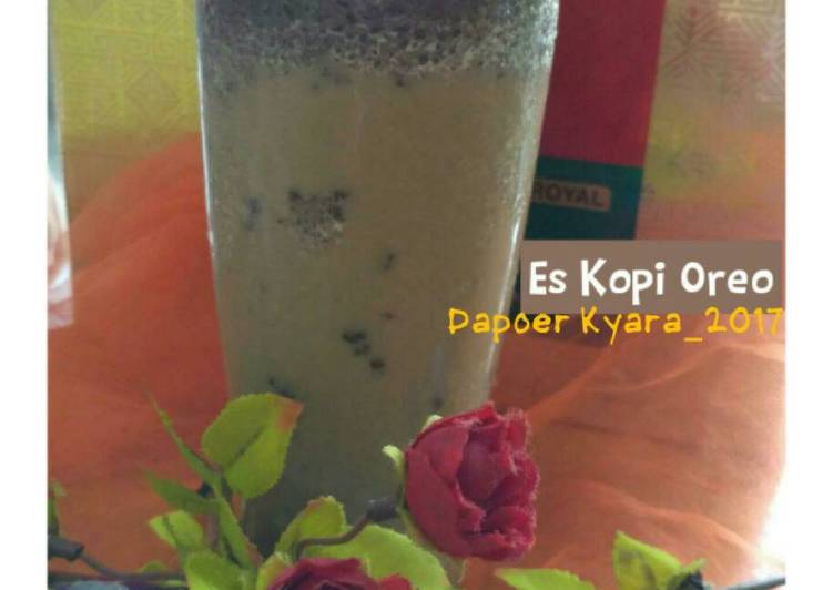 Recipe: Yummy Es Kopi Oreo