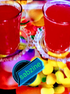 عکسی از دستور شربت آلو سرخ