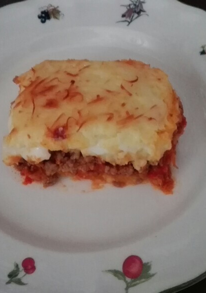 Una foto de Pastel de patata con carne de ternera