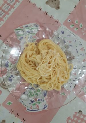 Foto resep Spaghetti Carbonara ala anak kos