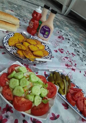 عکسی از دستور کوکو سیب‌زمینی😋