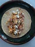 Taco ranchero de huevos a la mexicana las correa