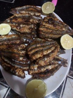 صورة لوصفة سردين مقلي بالدرسة 🐟🐟🐟