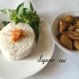 Nasi uduk rice cooker