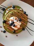 Hotcakes de espinaca