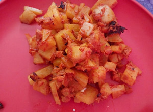 Una foto de Papas con chorizo 🥔