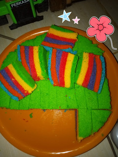Foto resep Rainbow Cake Kukus